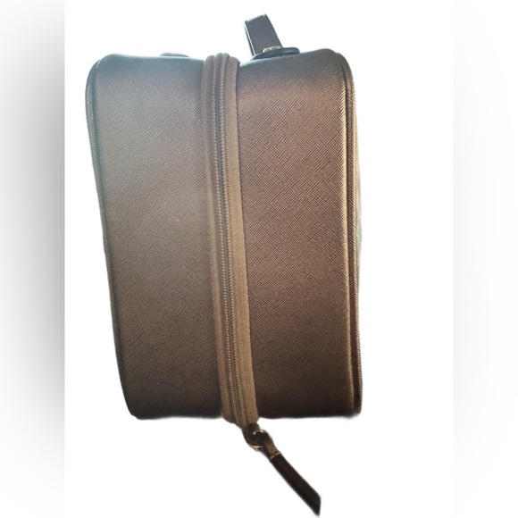 Calpak Transparent Cosmetic Case in Carmel 
11.25" x 9" x 5.75" - Picture 11 of 13